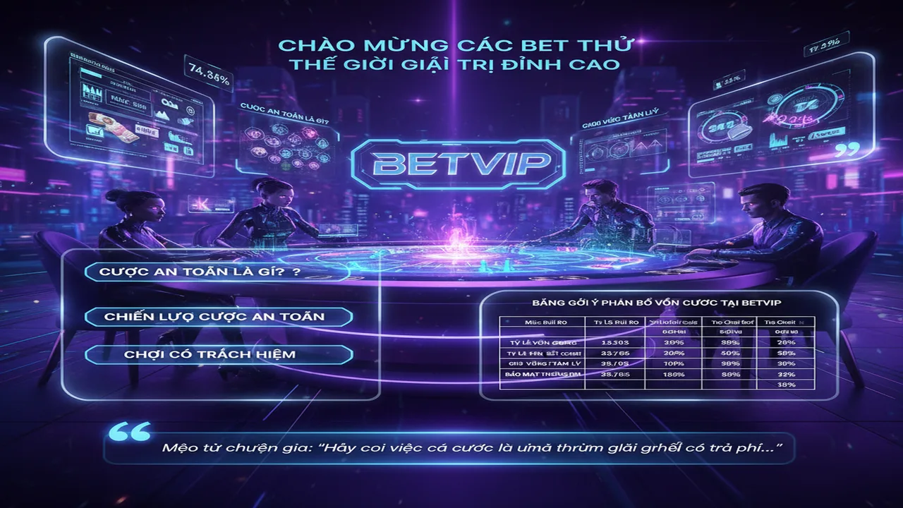 Lưu ý cược an toàn Betvip