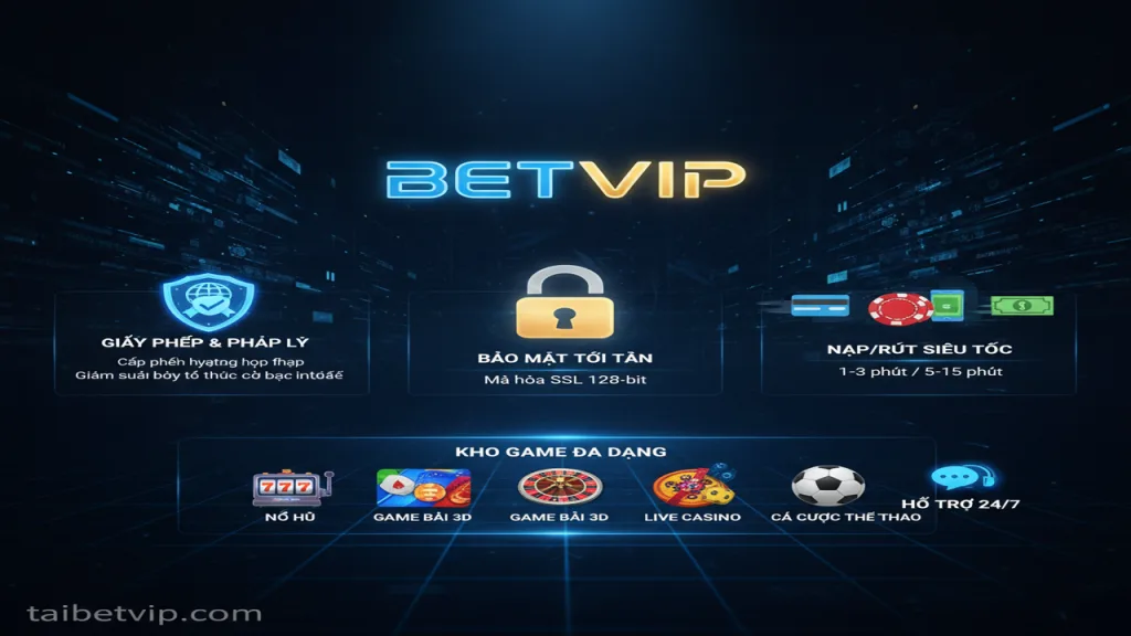 Chọn nhà cái uy tín Betvip