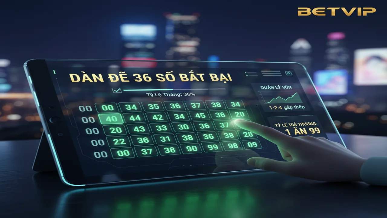 Dàn đề 36 số Betvip