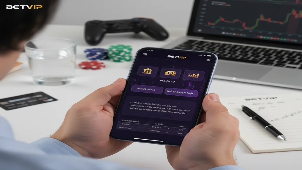 Điều kiện nạp tiền Betvip