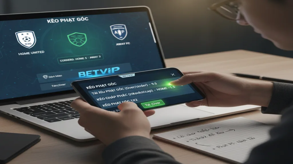 Mẹo kèo phạt góc Betvip