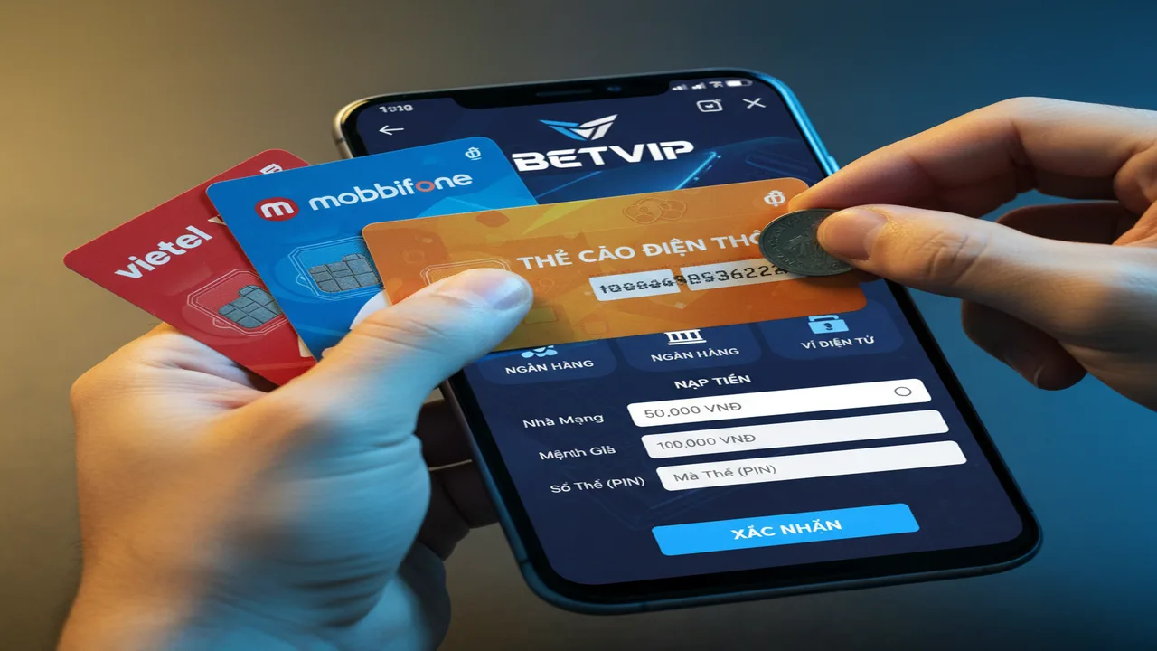 Nạp Tiền Thẻ Điện Thoại Betvip